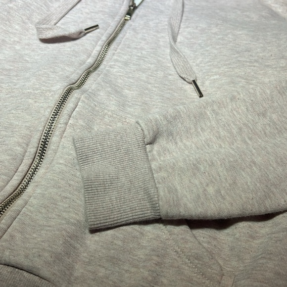 🟪H&M baby pink xs zip up hoodie - Picture 6 of 6